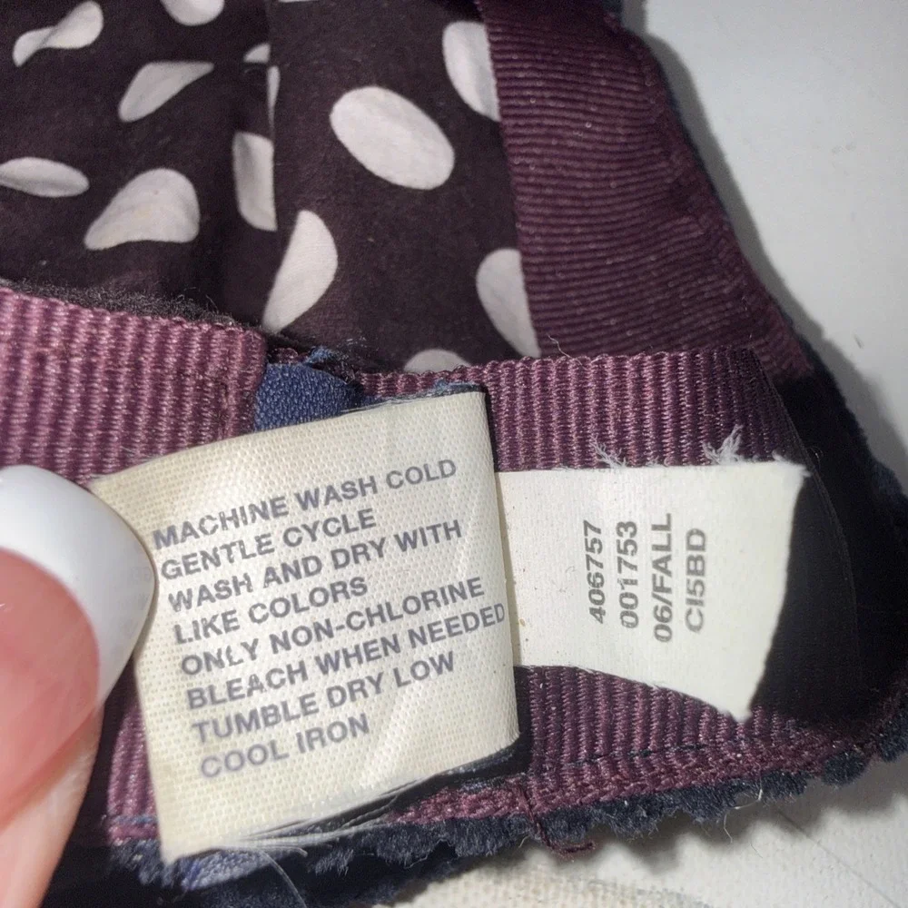 Gap Vintage Y2K 2006 Blue Cabbie Paperboy Baker Boy Cap Corduroy Newsboy Hat - Picture 10 of 10